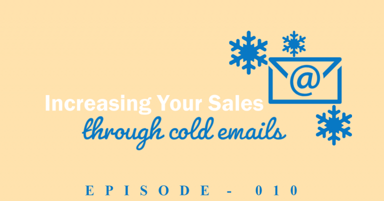 Email icon with snowflakes around it with title of podcast episode
