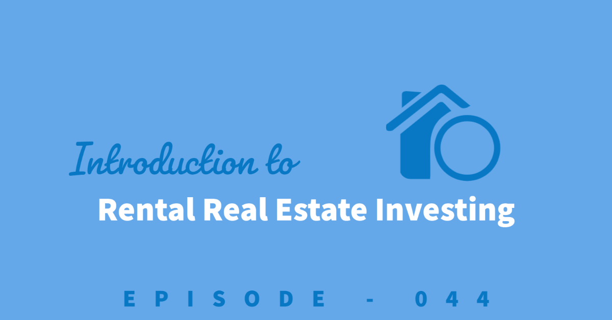 Intro to real estate investing with an clip art image of a house.