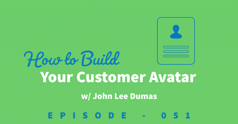 How to build a customer avatar with john lee dumas. Includes an icon that looks like a personal profile image