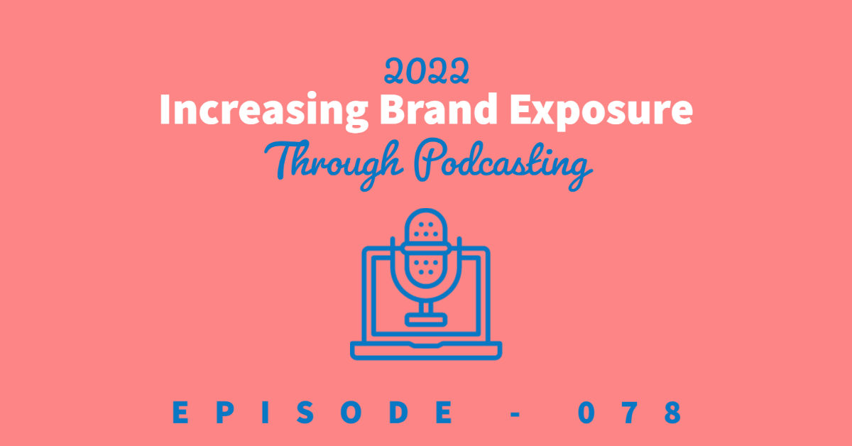 Podcast mic sticking out of a laptop. Increasing brand exposure through podcasting in 2022.