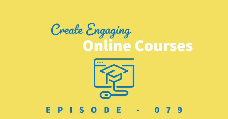 Image of an online course: how to creating engaging online courses