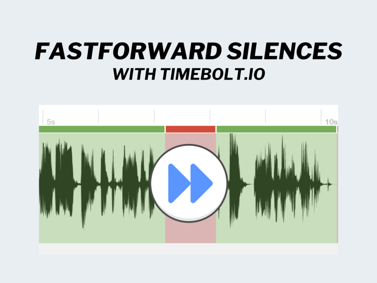 Fast Forward Silence in videos