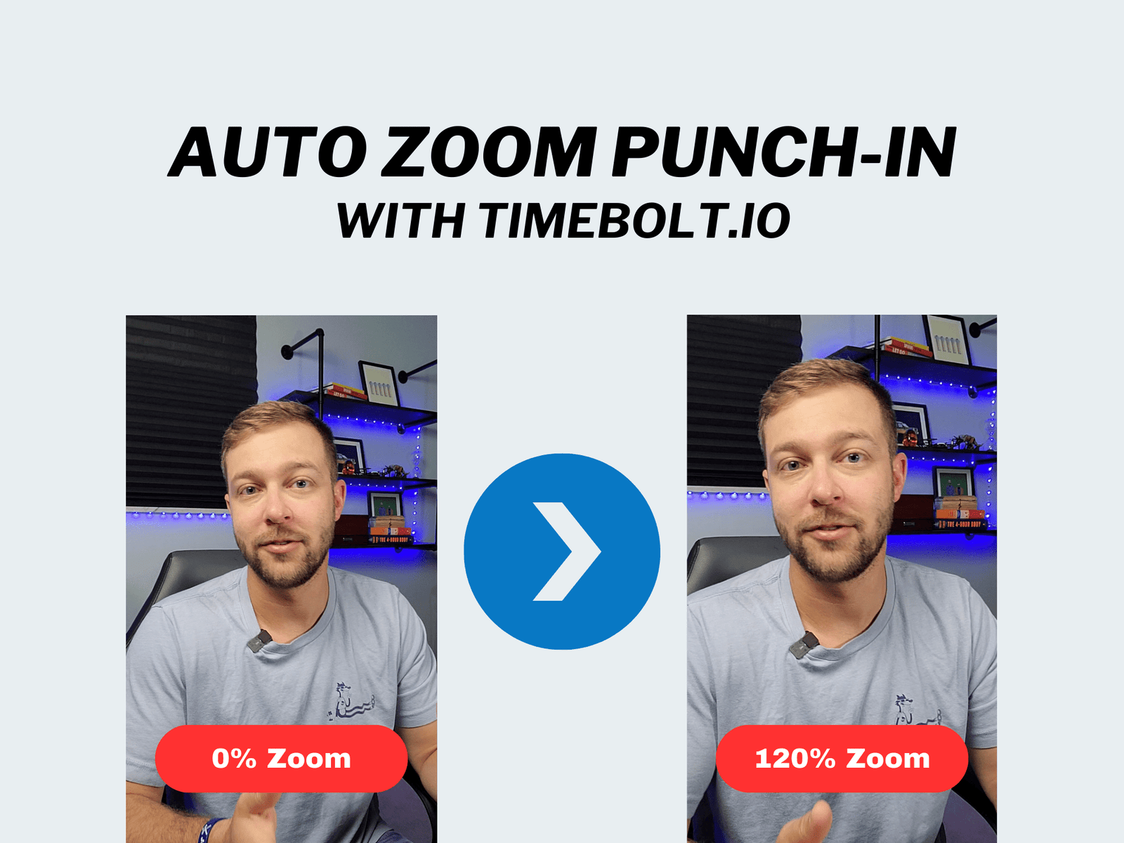 Automatic Zoom Punch In for videos