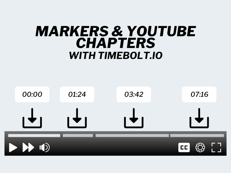 Add Chapters to YouTube Video Quickly with Timebolt