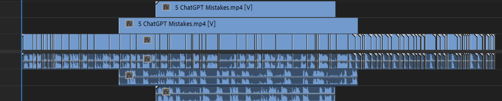 Master video track using Timebolt in Adobe Premiere Pro.
